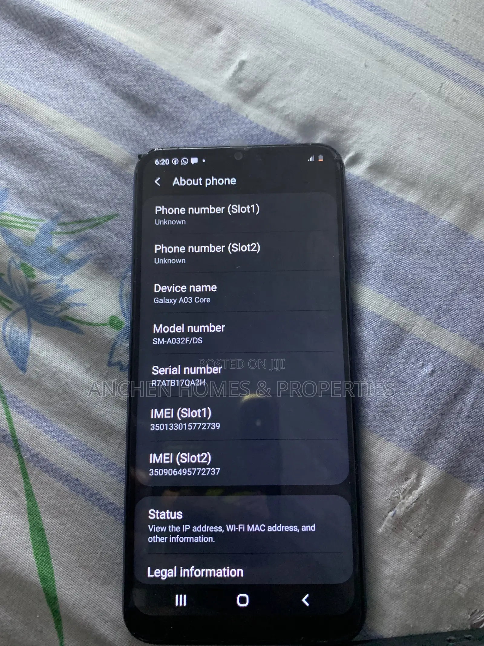 Samsung Galaxy A03 64 GB Blue
