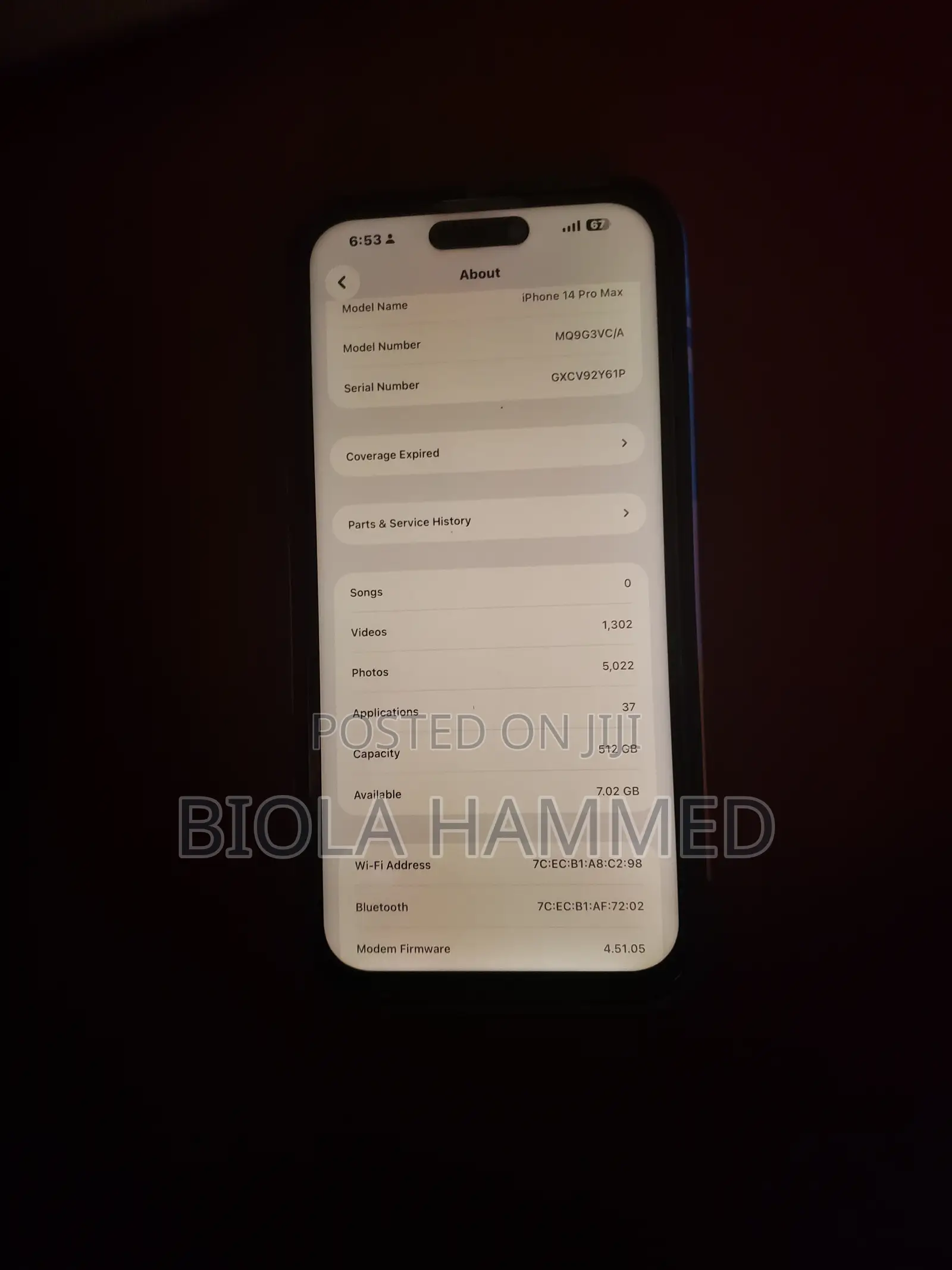 Apple iPhone 14 Pro Max 512 GB White