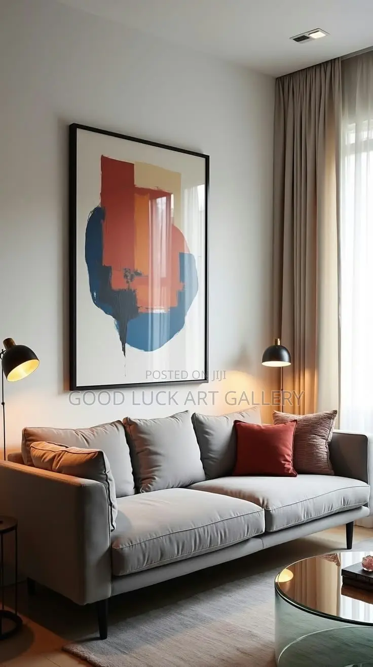 Modern Geometric Abstract Canvas Art