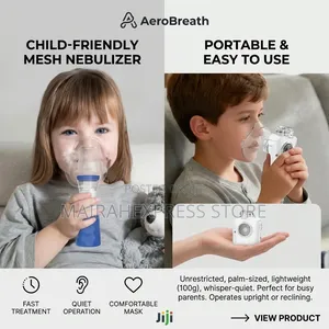 Smart RECHARGEABLE MESH NEBULIZER for Kids and Adults