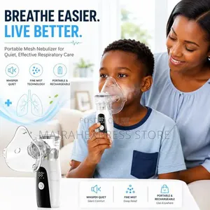 Smart RECHARGEABLE MESH NEBULIZER for Kids and Adults