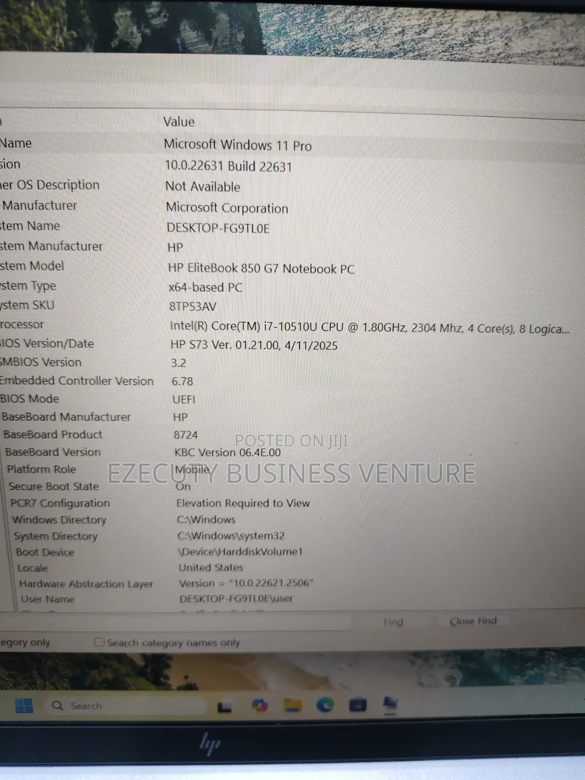 Laptop HP 8GB Intel Core i7 SSD 256GB