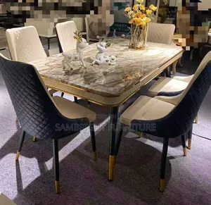 6seaters Marble Dining