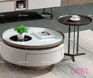 Center With Drawer and a Side Stool
