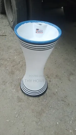 Modern Hourglass Standing Wash Hand Basin for Dining & Bathroom