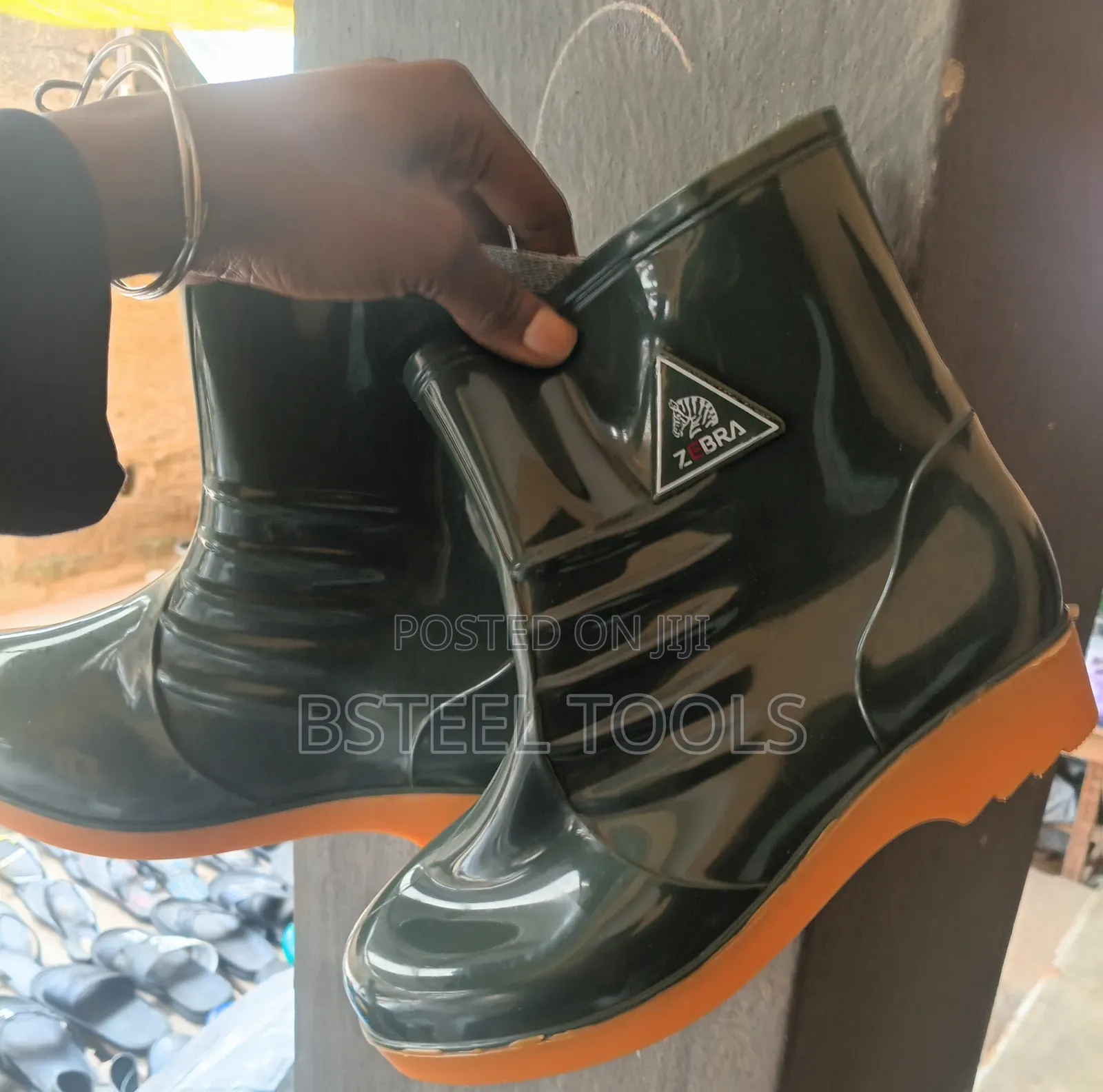 Short Rubber Rain Boots – Small Sizes 36–40