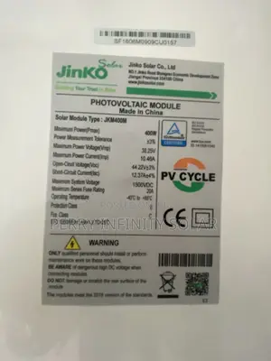 Jinko Solar Panel 400W High Efficiency Solar Panel