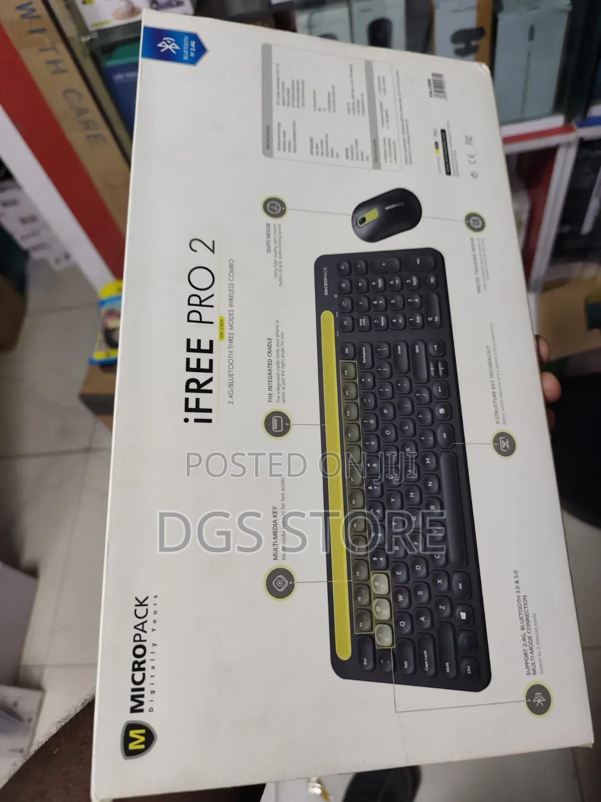 Micropack iFree Pro 2 KM238w Wireless Keyboard & Mouse