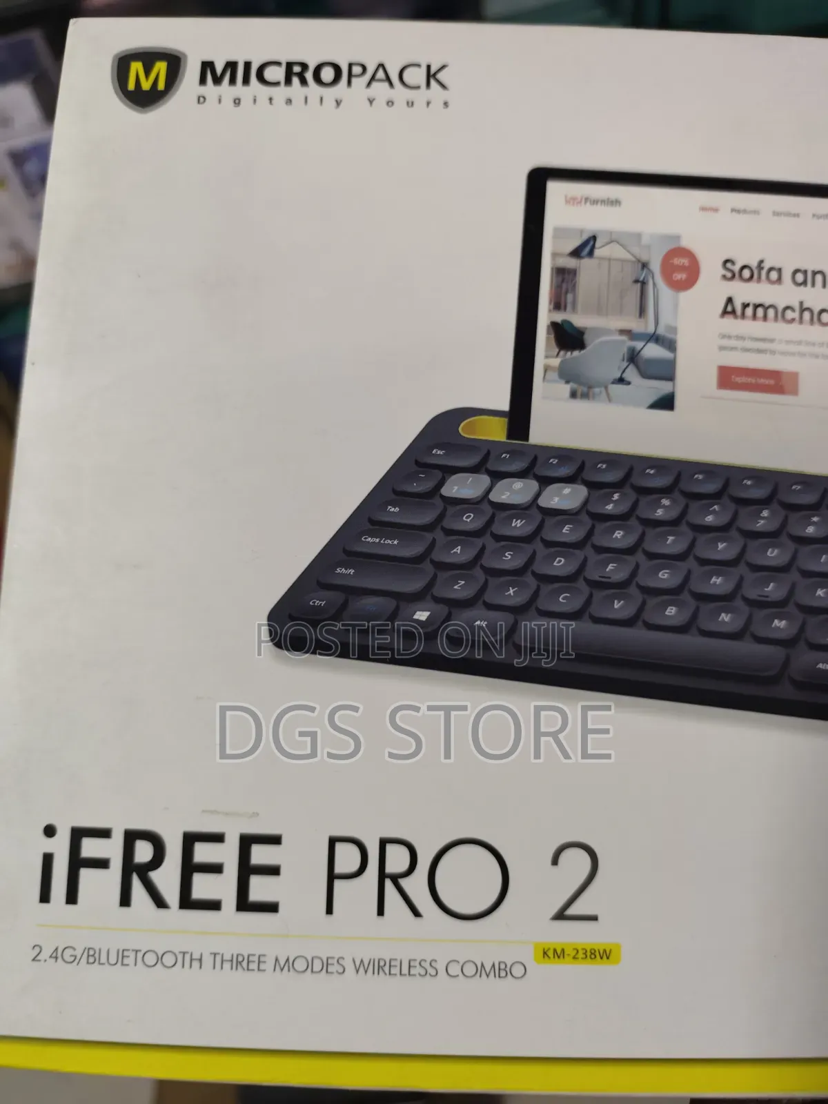 Micropack iFree Pro 2 KM238w Wireless Keyboard & Mouse