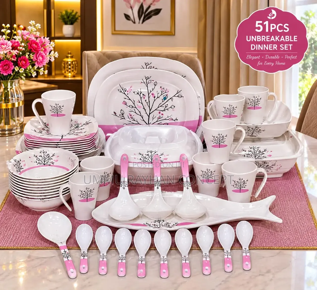 51pcs Dinner Set