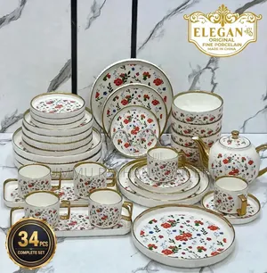 34pcs Dinner Set