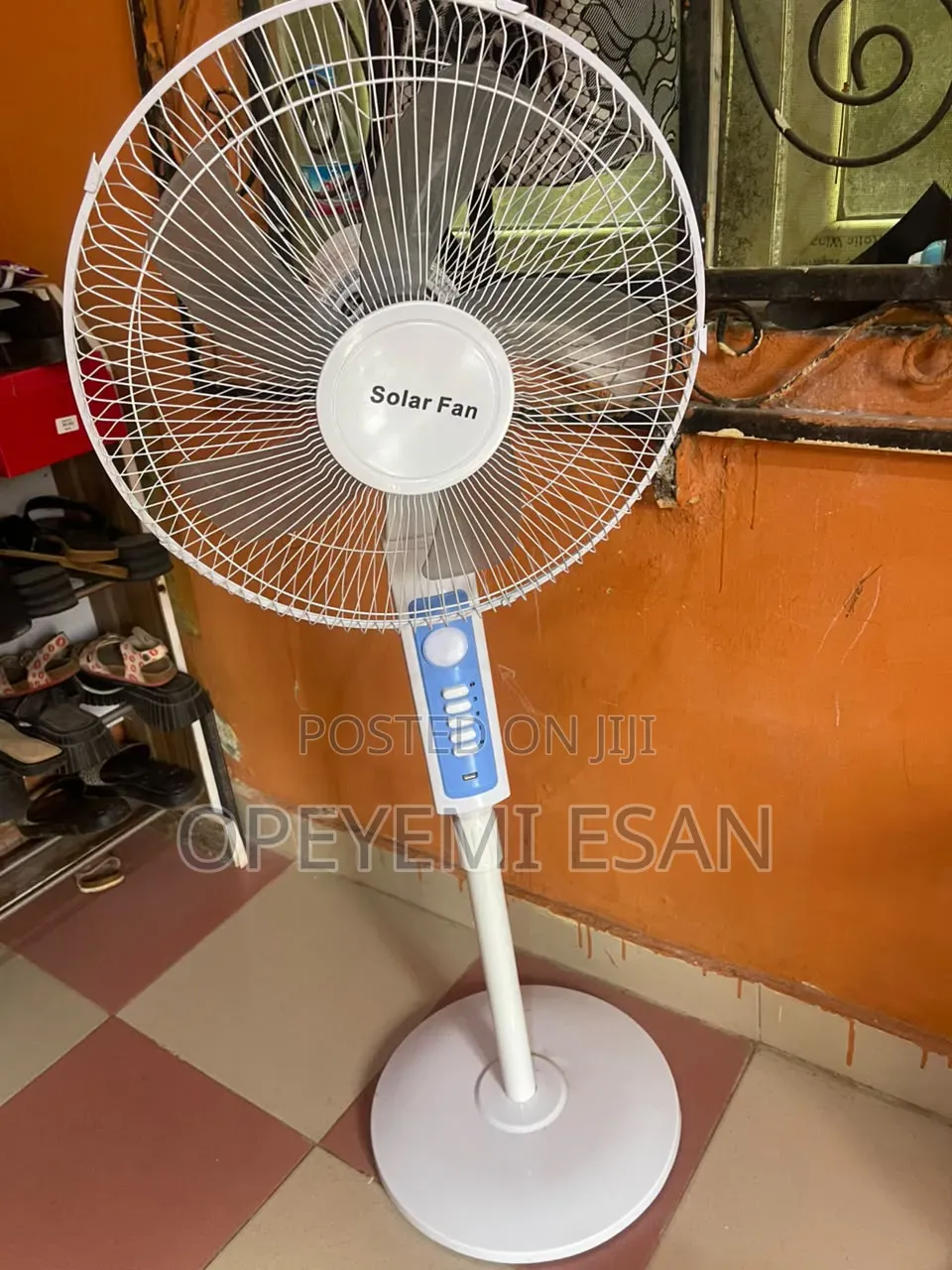 Standing Solar Fan