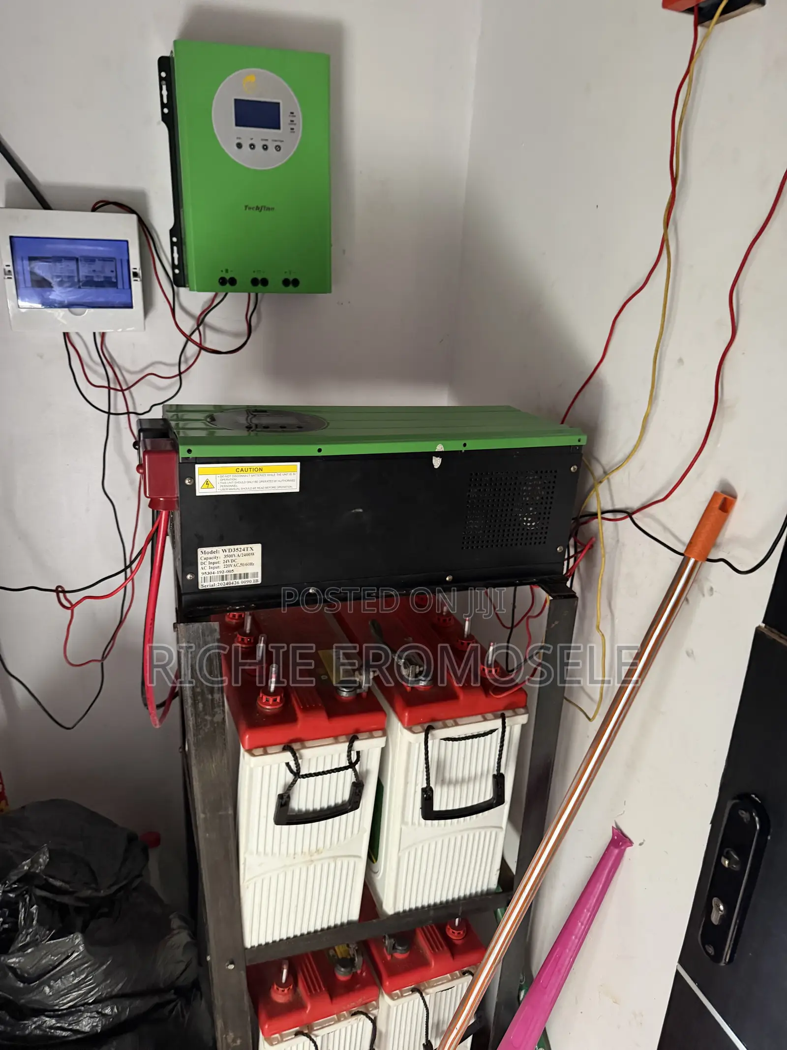Solar Sets ,4 Batteries and Inverter