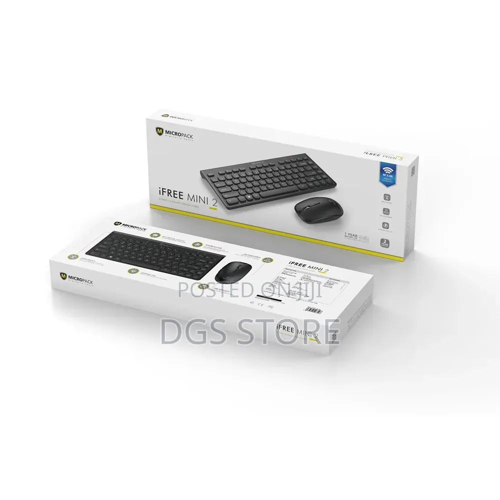 Micropack Ifree Mini 2 Wireless Km228w Keyboard & Mouse