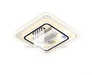 4-in-1 Smart Ceiling Light With Fan & Bluetooth - Brand New!