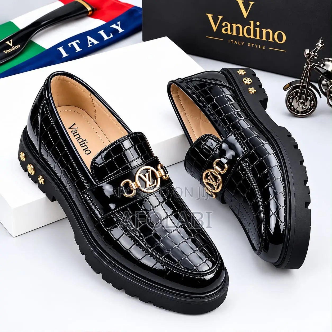 Fully Boxed Luxury Vandino Men Shoe