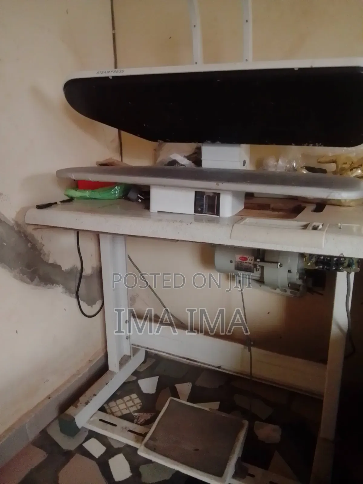 Electric Sewing Machine Stand With Engine.