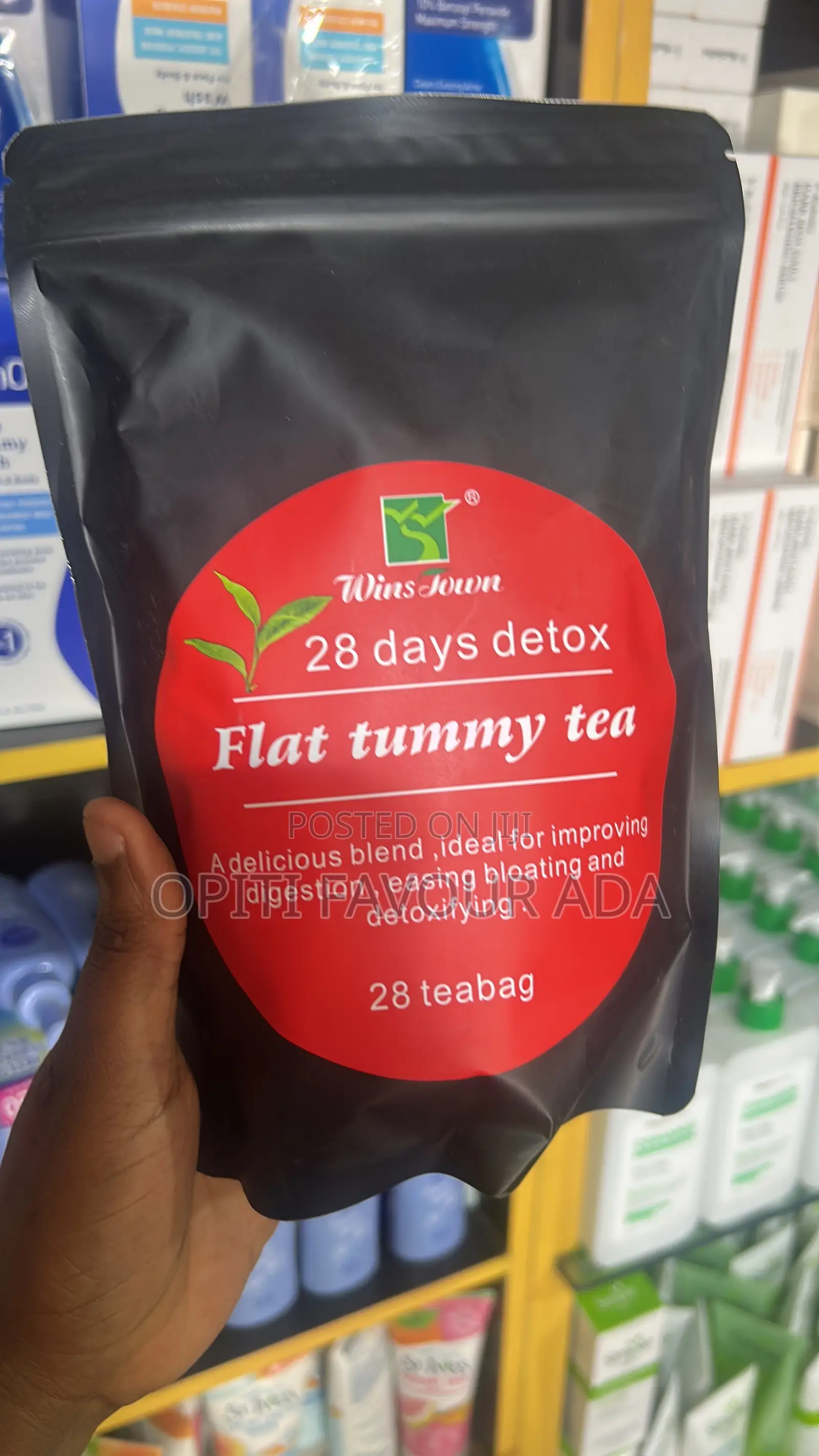 Wins Town 28 Days Detox Flat Tummy Tea