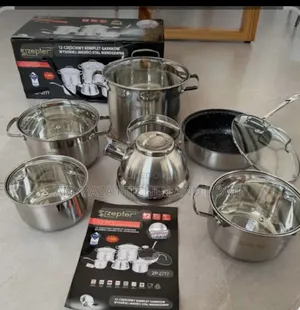 Zepter ZP-2777 12-Piece Stainless Steel Cookware Set
