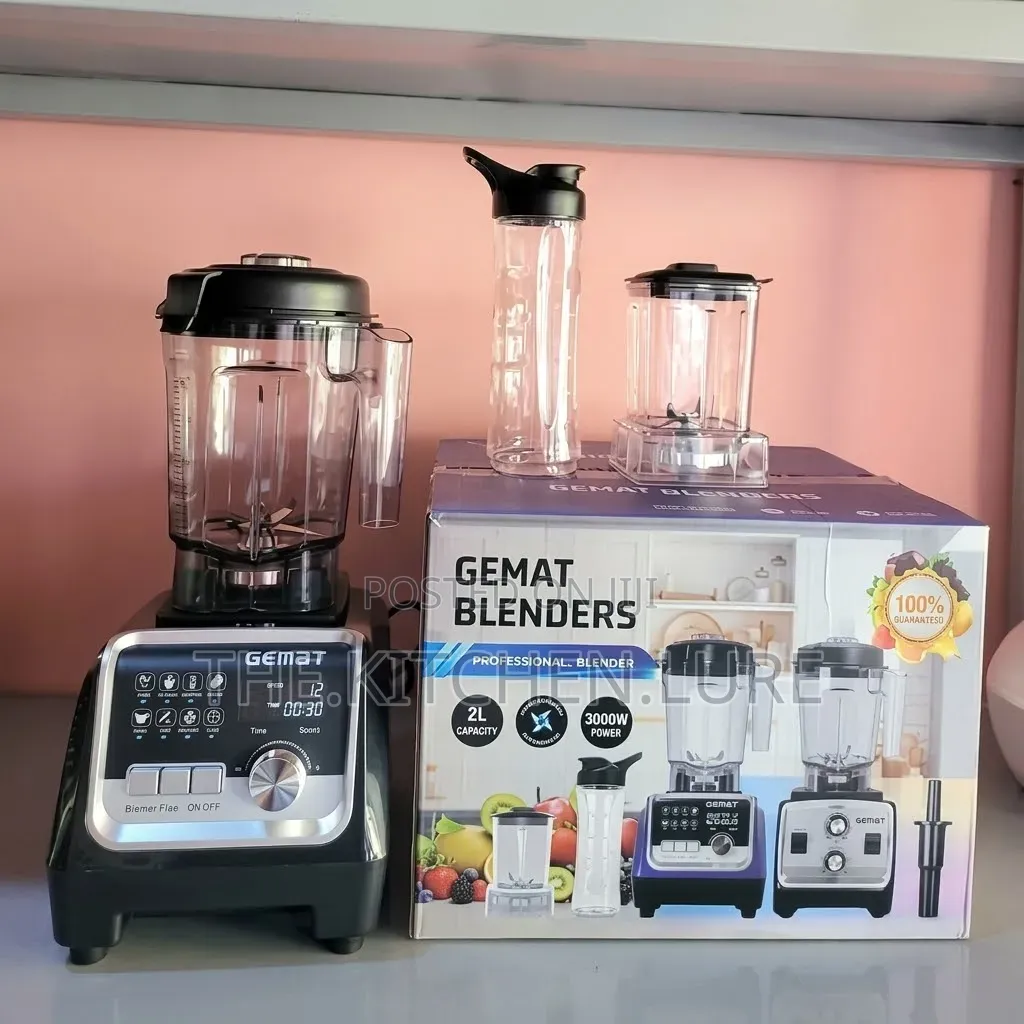 Gemat 3-in-1Professional Multi-Purpose Blender Set