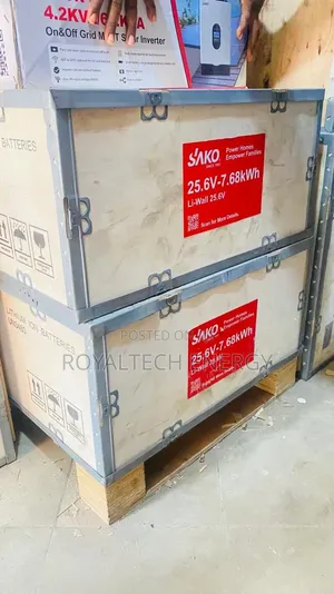 Sako 7.68kwh 24v Li-Wall Lithium Phosphate Battery