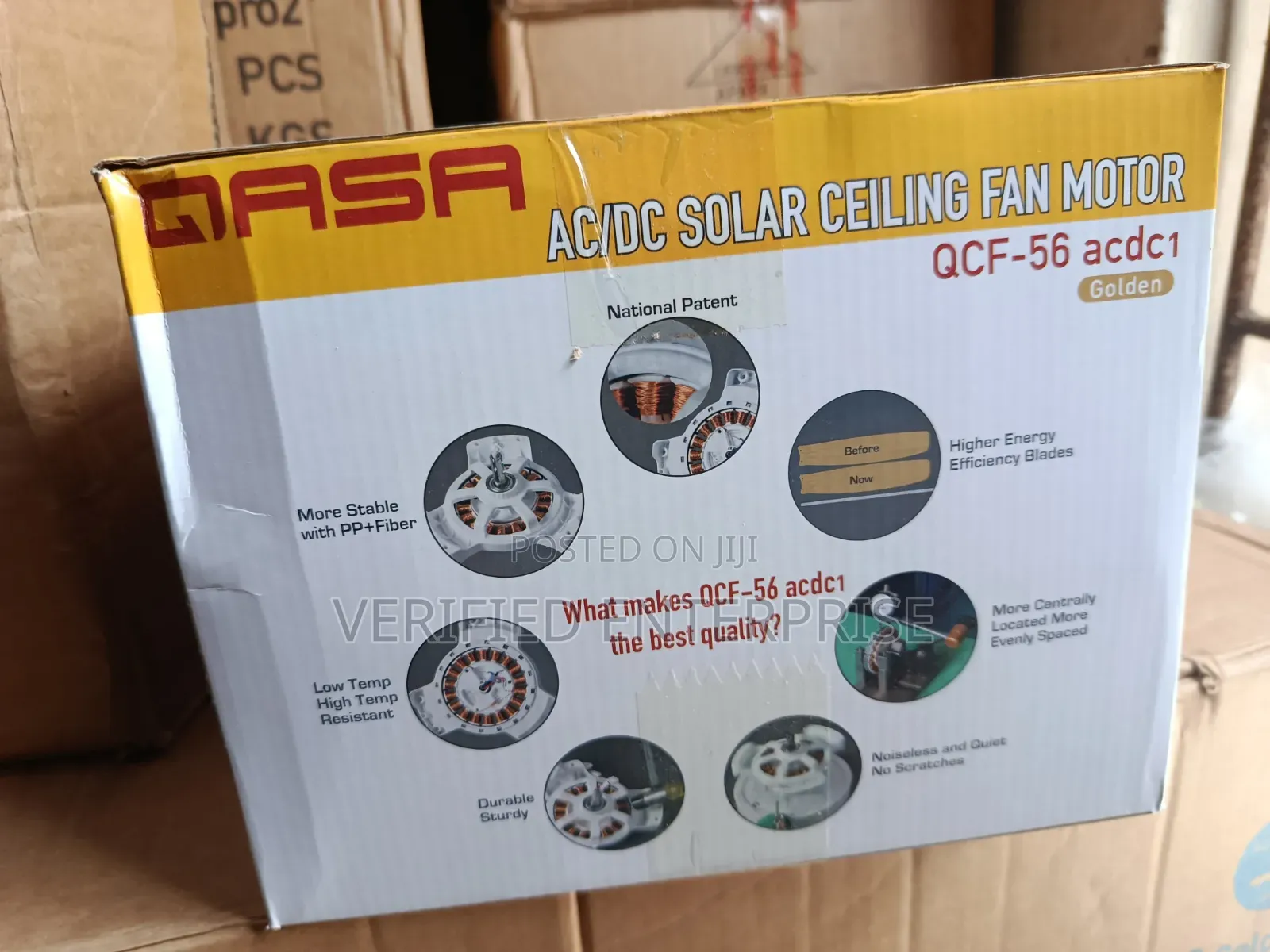 Solar Ceiling Fan - 56"