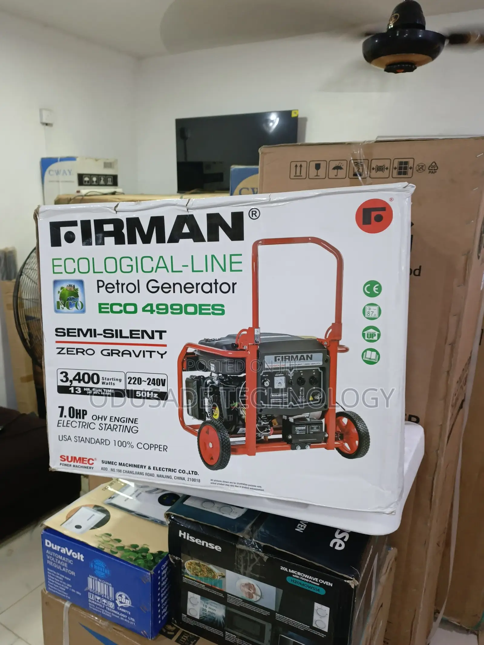 Copper Coil Eco 4990es 3.4kva Generator