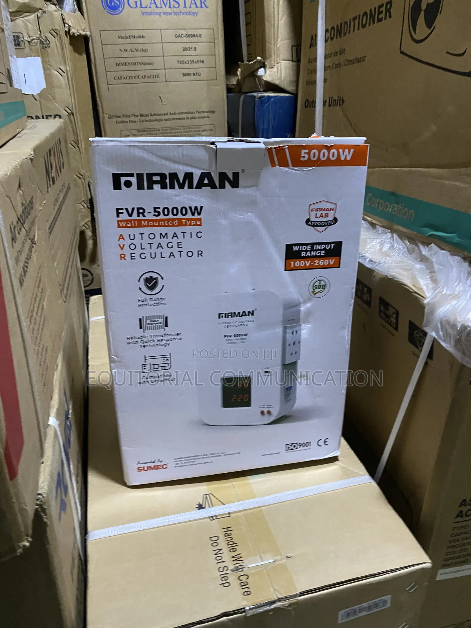 Firman Automatic Voltage Regulator 5000W FVR-5000W for Home Use