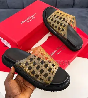High Quality Luxury Salvatore Ferragamo Men Mule