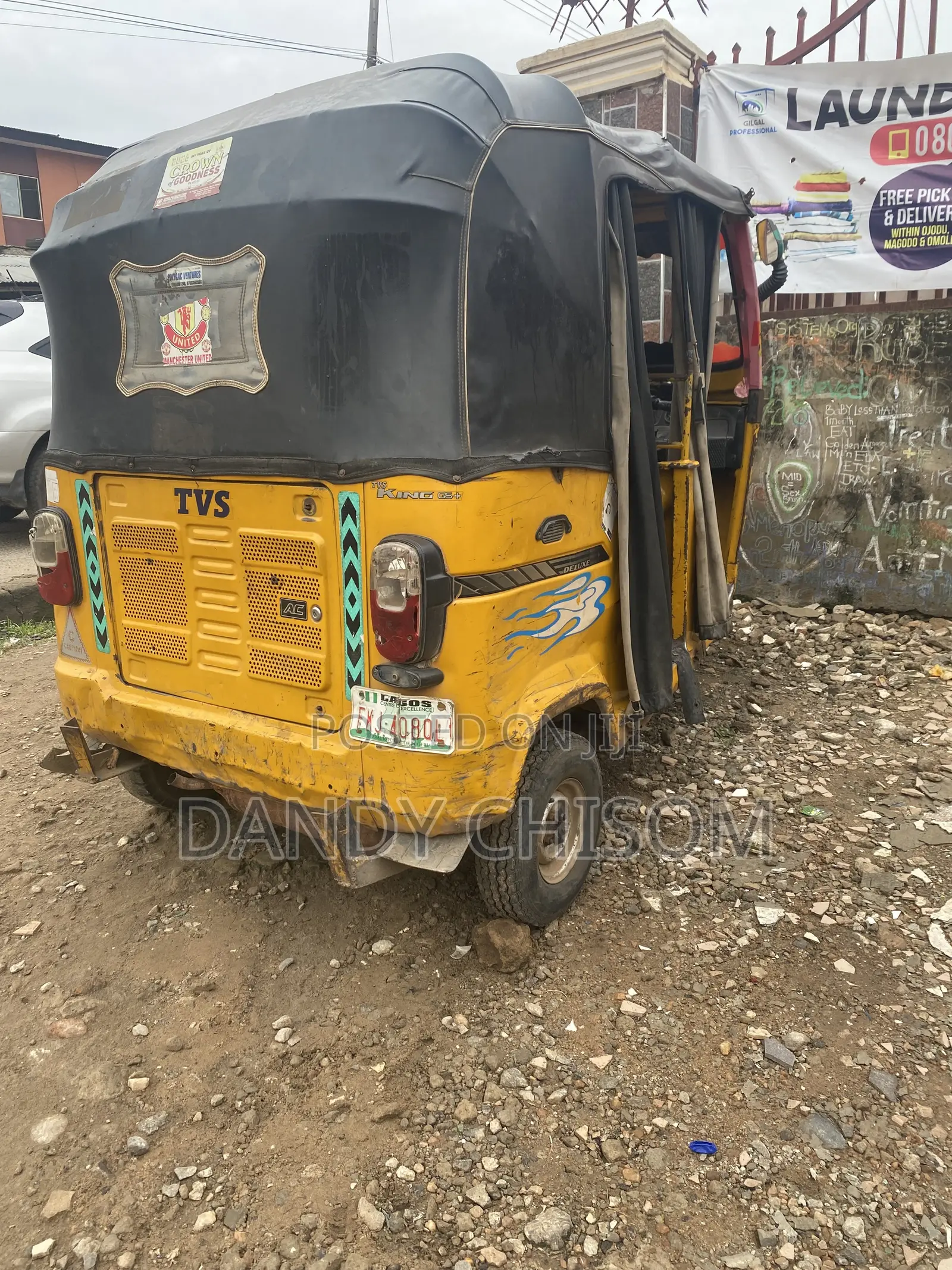 TVS King Deluxe Plus iTouch Start 2019 Yellow