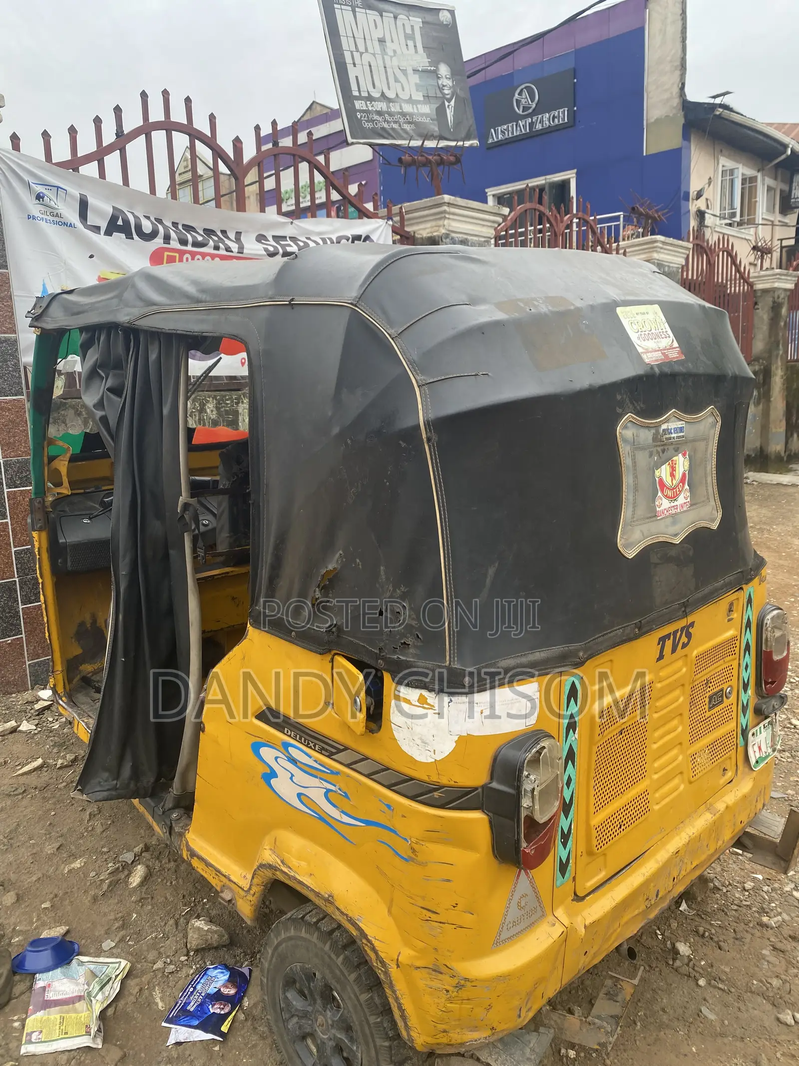 TVS King Deluxe Plus iTouch Start 2019 Yellow