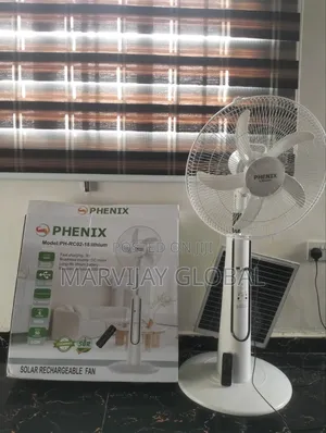 Phenix Solar & Electronic Rechargeable Fan,