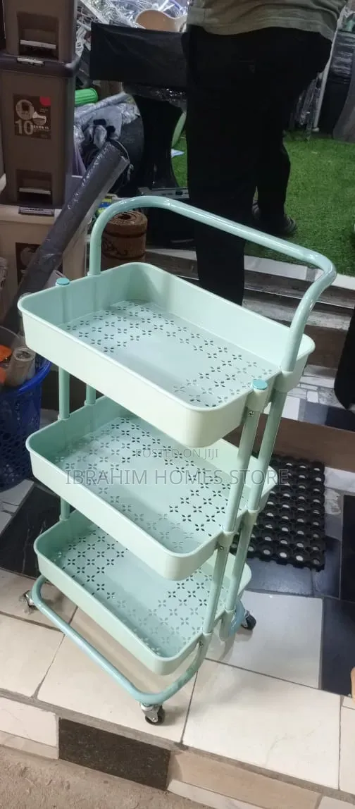 Tier Rolling Storage Trolley
