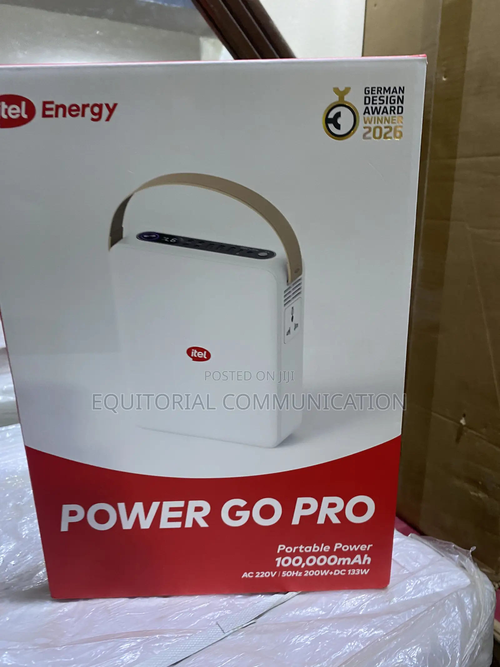 Itel Power Go Pro Portable Backup Battery 200W AC 133W DC - EQUITORIAL ...