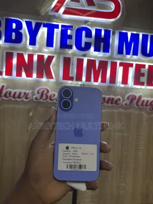 New Apple iPhone 16 128 GB Blue