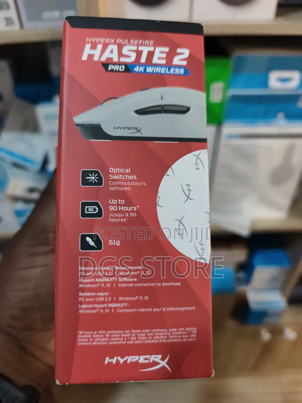 Hyperx Pulse Fire Haste 2 Pro 4k Wireless Mouse