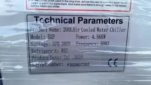 10HP Industrial Cold Water Chiller