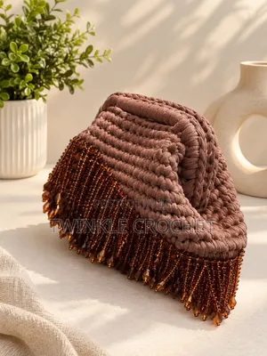 Crochet Beaded Clutch Purse