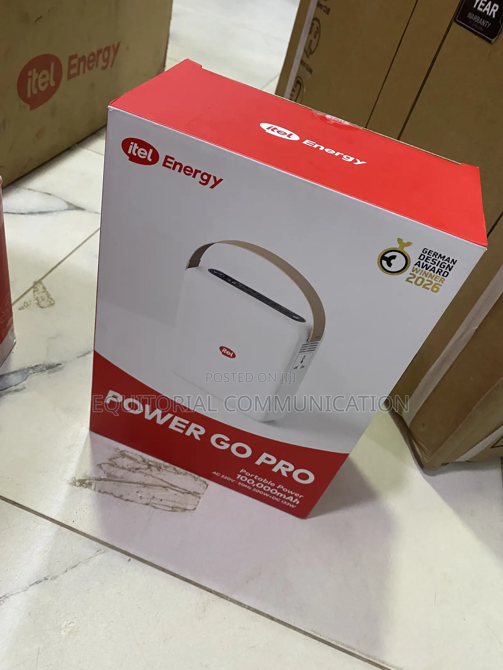 Itel Energy Power Go Pro 100,000mAh Multi-Output Power Station