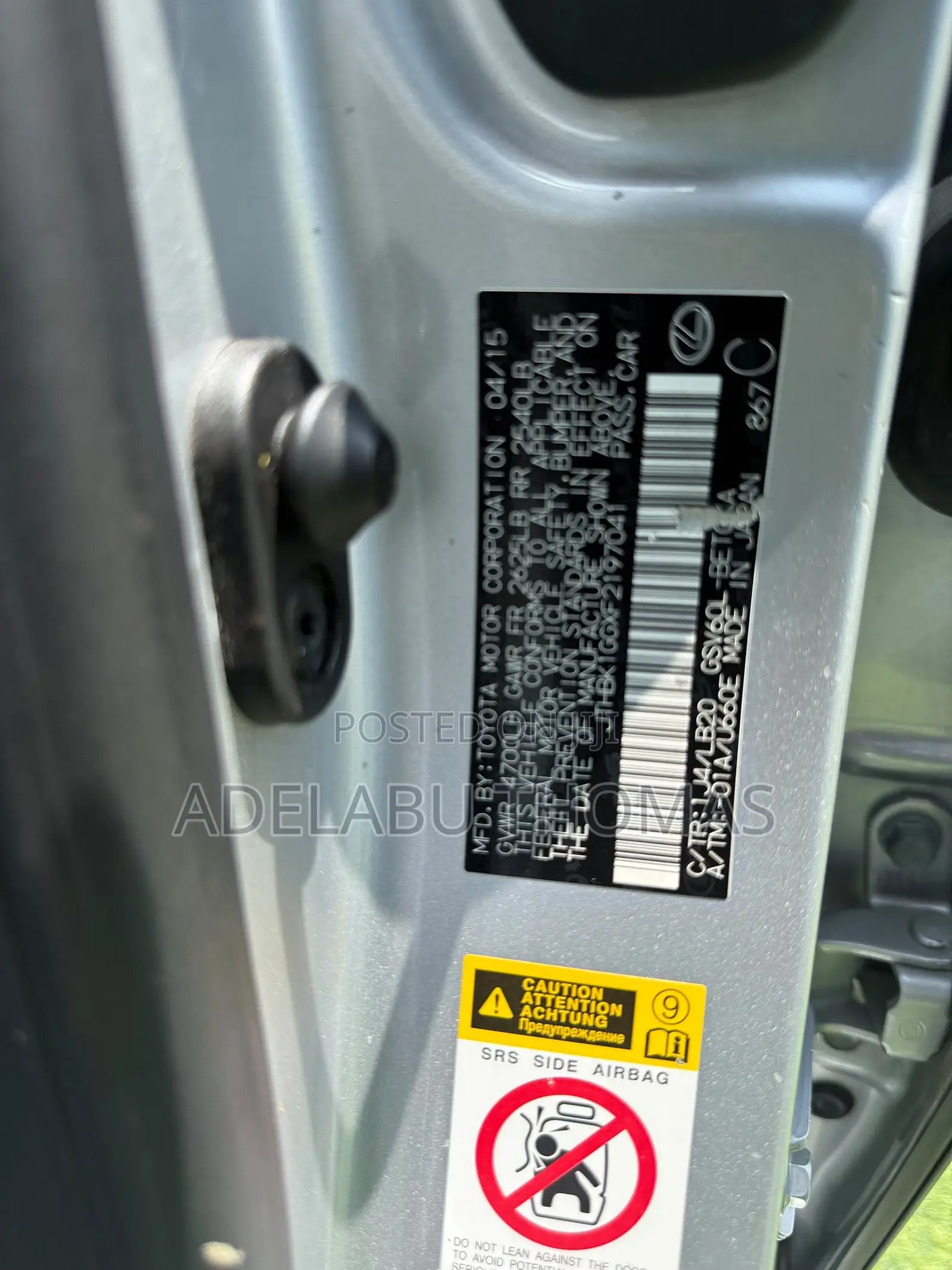 Lexus ES 350 Crafted Line FWD 2015 Silver