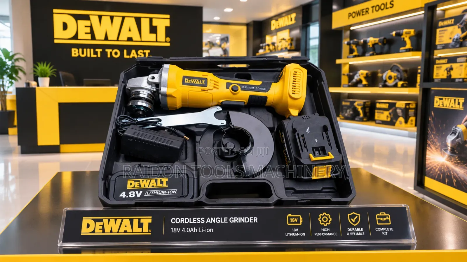 Cordless Angle Grinder 118V DeWalt