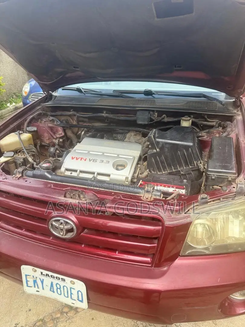 Toyota Highlander V6 2006 Red