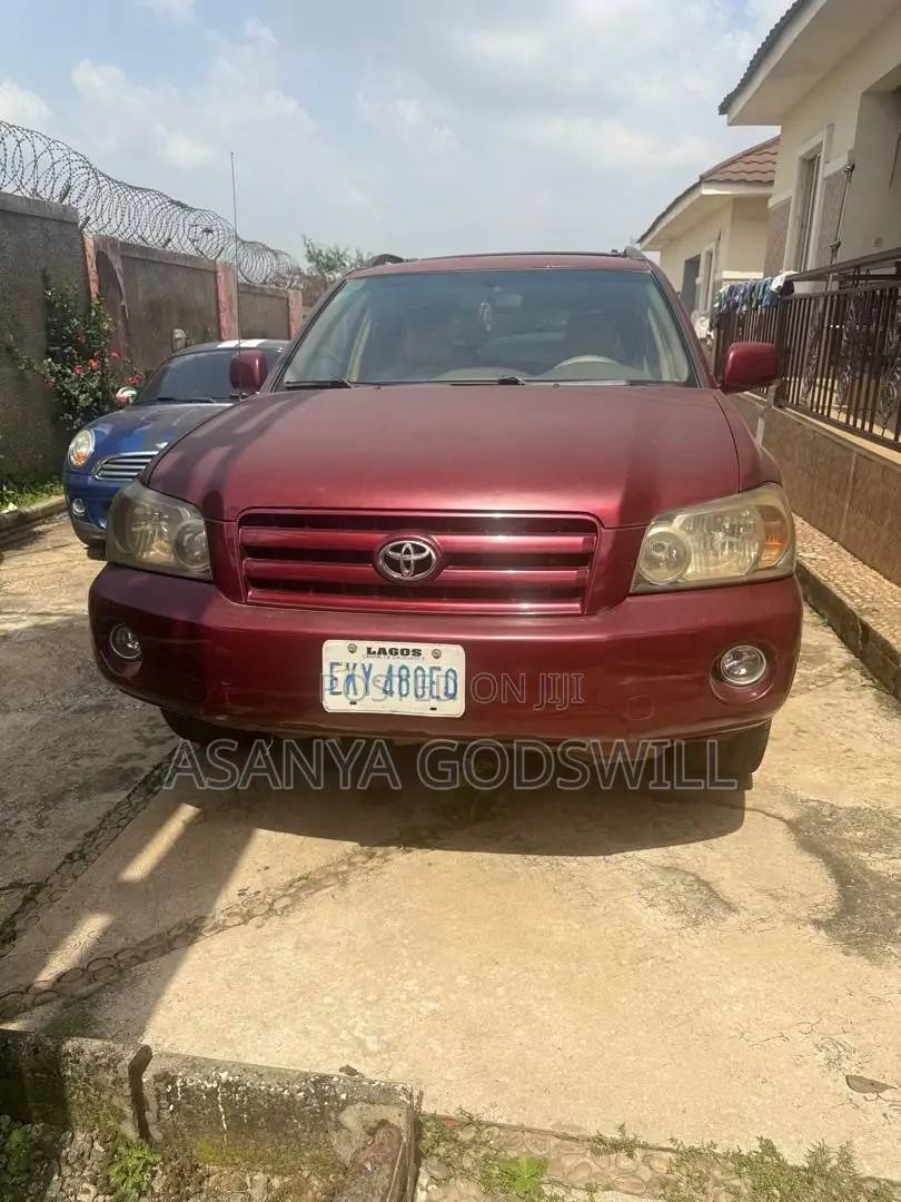 Toyota Highlander V6 2006 Red