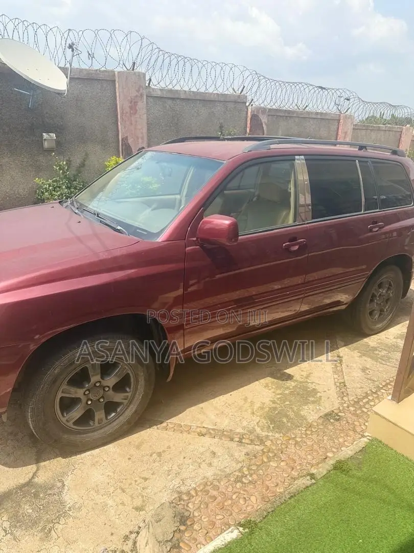 Toyota Highlander V6 2006 Red
