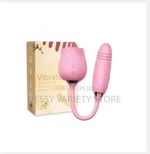 USB Charging Two-in-One Automatic Retractable Rose Vibrator