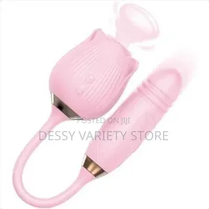 USB Charging Two-in-One Automatic Retractable Rose Vibrator
