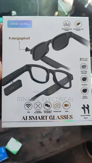 8MP AI Smart Glasses With Video Recording,WiFi & AI Image Recognition