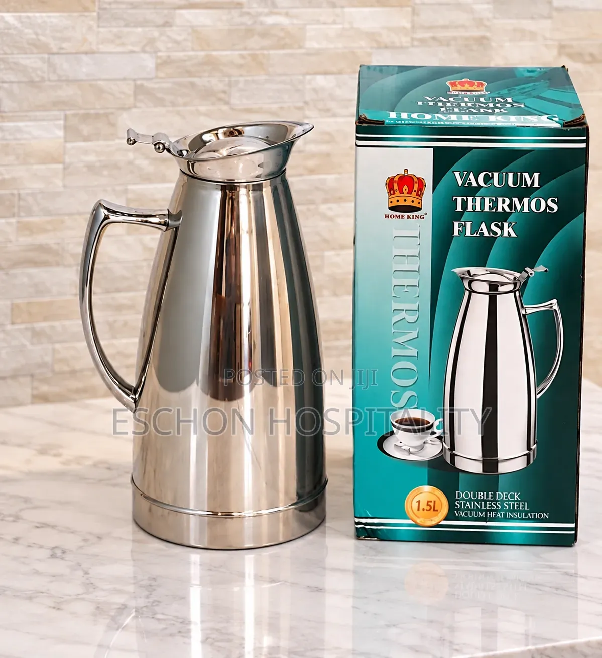 Stainless Steel Vacuum Thermos Flask 1.5L
