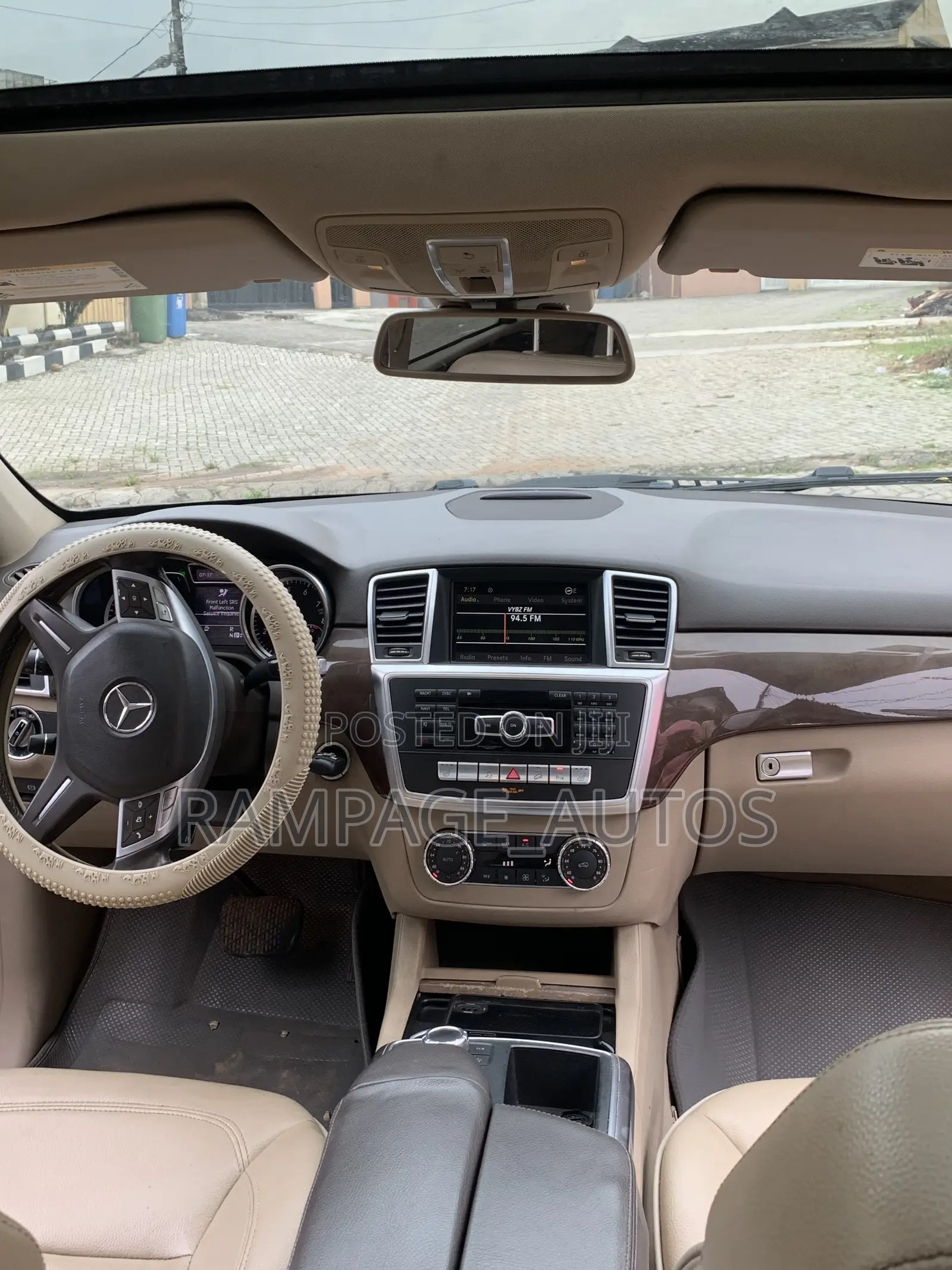 Mercedes-Benz M Class 2012 Brown