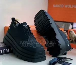 Black Chunky Platform Sneakers - Stylish Fashion Shoes